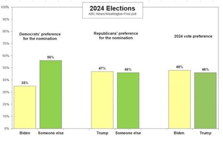 
Biden struggles, as does his party, as most Democrats look elsewhere for 2024: POLL 