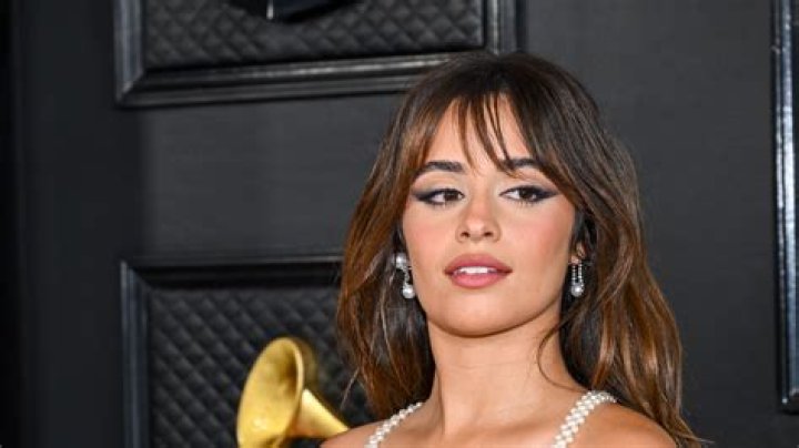 
Camila Cabello Wows in Pearl-Beaded Bra and Black Skirt at 2023 Grammys 