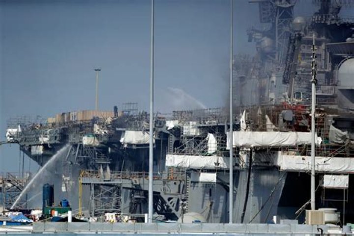 
Sailor acquitted of setting fire that destroyed massive ship 
