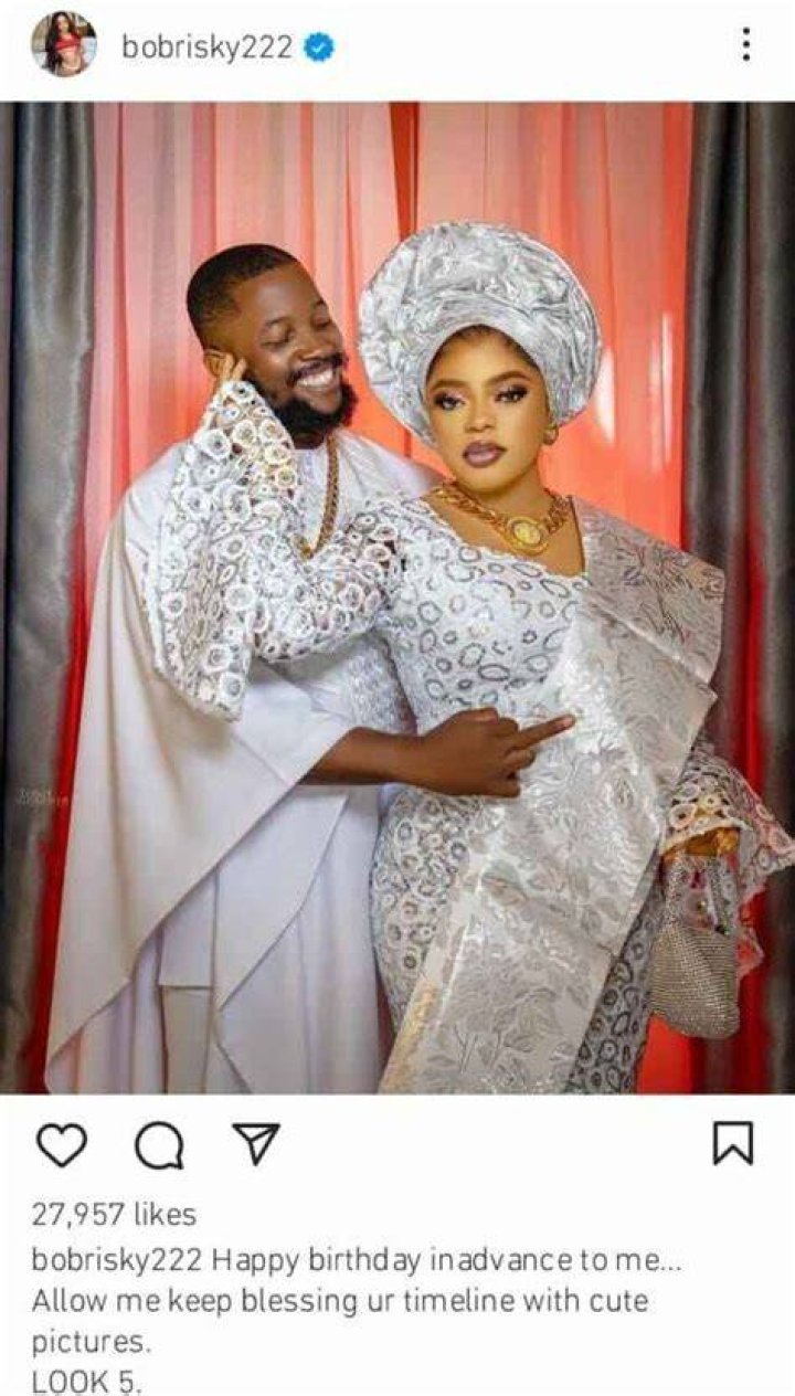
“She is Pretty, Never Compare Trash to Class” – Bobrisky Says As He Poses In New Photos 